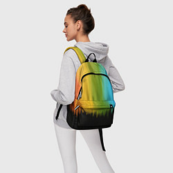 Рюкзак Летняя радуга, цвет: 3D-принт — фото 2