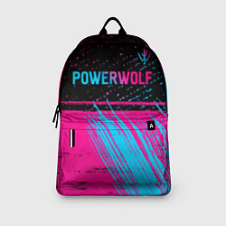 Рюкзак Powerwolf - neon gradient: символ сверху, цвет: 3D-принт — фото 2