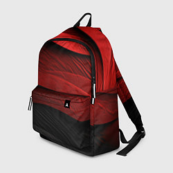 Рюкзак Шероховатая красно-черная текстура, цвет: 3D-принт
