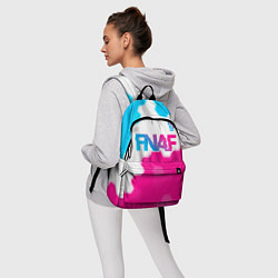 Рюкзак FNAF neon gradient style: символ сверху, цвет: 3D-принт — фото 2