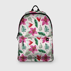 Рюкзак Арбузы, цветы и тропические листья, цвет: 3D-принт — фото 2