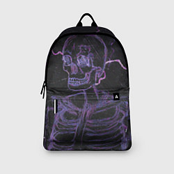 Рюкзак Неоновый скелет и молнии, цвет: 3D-принт — фото 2