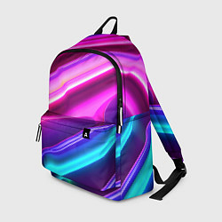 Рюкзак Неоновые объемные полосы, цвет: 3D-принт