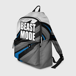 Рюкзак Beast mode - blue sport, цвет: 3D-принт