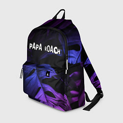 Рюкзак Papa Roach neon monstera, цвет: 3D-принт