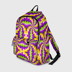 Рюкзак Красочная иллюзия вращения, цвет: 3D-принт