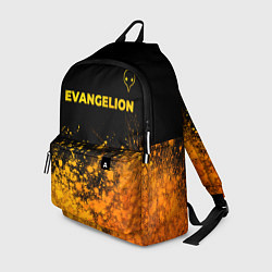 Рюкзак Evangelion - gold gradient: символ сверху, цвет: 3D-принт