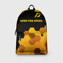 Рюкзак Need for Speed - gold gradient: символ сверху, цвет: 3D-принт — фото 2