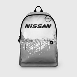 Рюкзак Nissan speed на светлом фоне со следами шин: симво, цвет: 3D-принт — фото 2