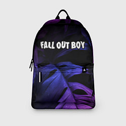 Рюкзак Fall Out Boy neon monstera, цвет: 3D-принт — фото 2