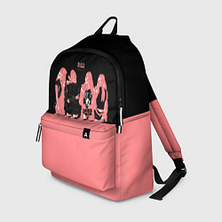 Рюкзак BLACK PINK на черно-розовом, цвет: 3D-принт