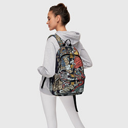 Рюкзак Japanese art, цвет: 3D-принт — фото 2