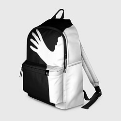 Рюкзак Чёрно-белый рисунок, цвет: 3D-принт