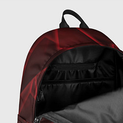 Рюкзак Красные треугольники, неон, цвет: 3D-принт — фото 2
