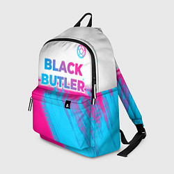 Рюкзак Black Butler neon gradient style: символ сверху, цвет: 3D-принт