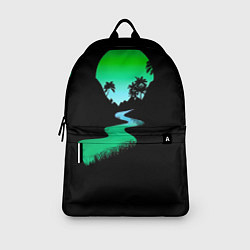 Рюкзак Неоновая речка, цвет: 3D-принт — фото 2