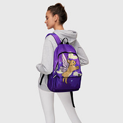 Рюкзак Лунный кролик с крыльями, цвет: 3D-принт — фото 2