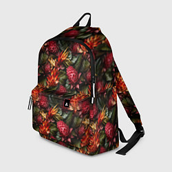 Рюкзак Тропические цветы, цвет: 3D-принт
