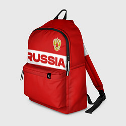 Рюкзак Russia - красно-белый, цвет: 3D-принт