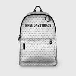 Рюкзак Three Days Grace glitch на светлом фоне: символ св, цвет: 3D-принт — фото 2