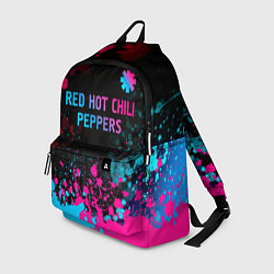 Рюкзак Red Hot Chili Peppers - neon gradient: символ свер, цвет: 3D-принт