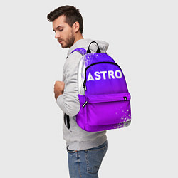Рюкзак Astro neon background, цвет: 3D-принт — фото 2