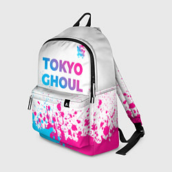Рюкзак Tokyo Ghoul neon gradient style: символ сверху, цвет: 3D-принт