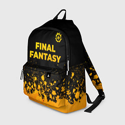 Рюкзак Final Fantasy - gold gradient: символ сверху, цвет: 3D-принт