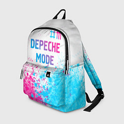 Рюкзак Depeche Mode neon gradient style: символ сверху