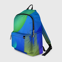 Рюкзак Яркий синий круг, цвет: 3D-принт