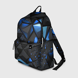 Рюкзак Blue black texture, цвет: 3D-принт