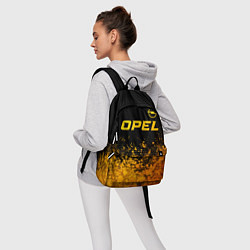 Рюкзак Opel - gold gradient: символ сверху, цвет: 3D-принт — фото 2
