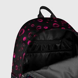 Рюкзак Lamborghini - neon gradient: символ сверху, цвет: 3D-принт — фото 2