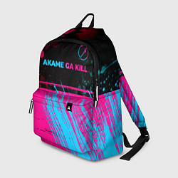 Рюкзак Akame ga Kill - neon gradient: символ сверху, цвет: 3D-принт