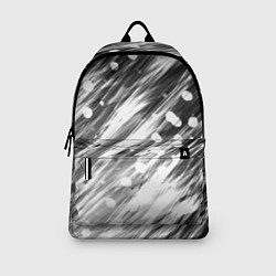 Рюкзак Черно-белые штрихи, цвет: 3D-принт — фото 2