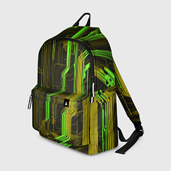 Рюкзак Кибер схема зелёная, цвет: 3D-принт