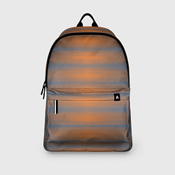 Рюкзак Полосатый закат градиент, цвет: 3D-принт — фото 2