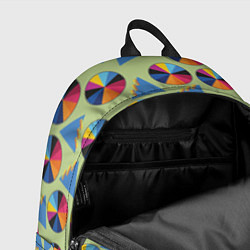 Рюкзак Круг и треугольник, цвет: 3D-принт — фото 2