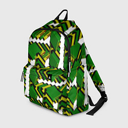 Рюкзак Зеленая микросхема, цвет: 3D-принт