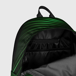 Рюкзак Зеленый неоновый свет, цвет: 3D-принт — фото 2
