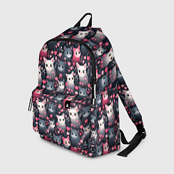 Рюкзак Котики цветочки милота, цвет: 3D-принт