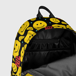 Рюкзак Смайлик сохраняй спокойствие, цвет: 3D-принт — фото 2