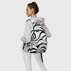Рюкзак Анималистическая абстракция зебры, цвет: 3D-принт — фото 2