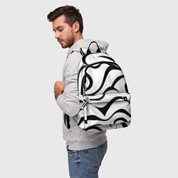 Рюкзак Анималистическая абстракция зебры, цвет: 3D-принт — фото 2