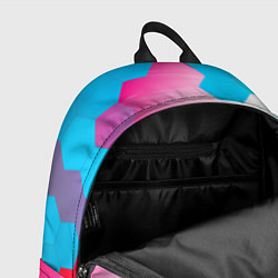 Рюкзак Zelda neon gradient style: символ сверху, цвет: 3D-принт — фото 2