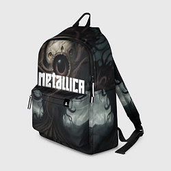 Рюкзак Металлика на фоне одноглазого рок монстра, цвет: 3D-принт
