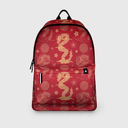 Рюкзак Азиатские драконы - классика, цвет: 3D-принт — фото 2