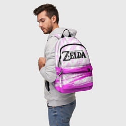 Рюкзак Zelda pro gaming: символ сверху, цвет: 3D-принт — фото 2