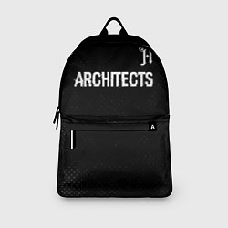 Рюкзак Architects glitch на темном фоне: символ сверху, цвет: 3D-принт — фото 2