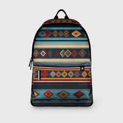 Рюкзак Этнический орнамент в горизонтальную полоску, цвет: 3D-принт — фото 2